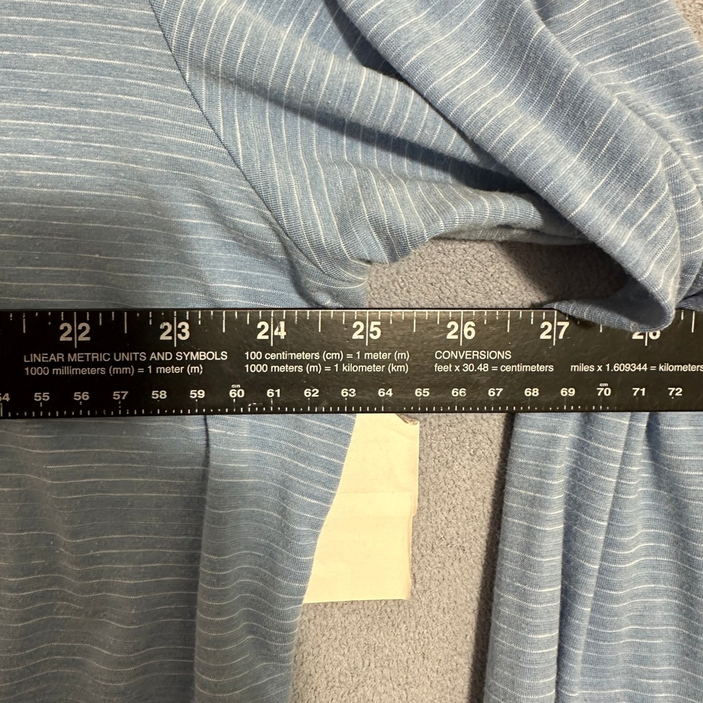 Travis Mathew Striped Performance Quarter Zip Pullover Sweater Blue Mens XXL - Picture 4 of 13